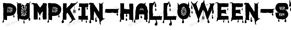 Pumpkin-Halloween-St字体转换