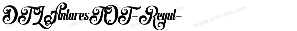 DTLAntaresTOT-Regul字体转换 DTLAntaresTOT-Regul字体转换