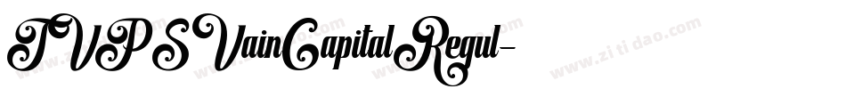 TVPSVainCapitalRegul字体转换 TVPSVainCapitalRegul字体转换