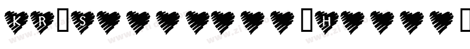 KR-Scribble-Heart字体转换