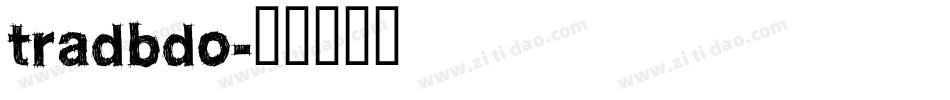 tradbdo字体转换