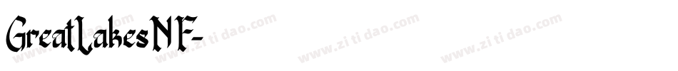GreatLakesNF字体转换
