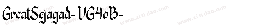 GreatSejagad-VG4oB字体转换