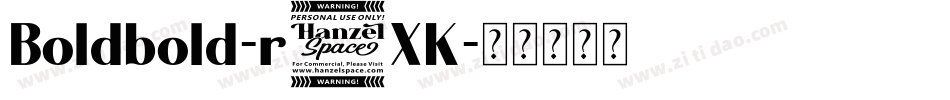 Boldbold-r8XK字体转换
