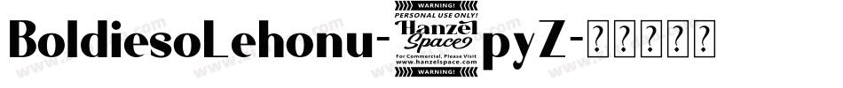 BoldiesoLehonu-8pyZ字体转换