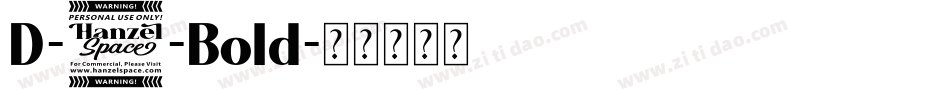 D-6-Bold字体转换