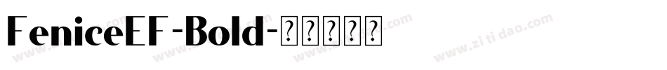 FeniceEF-Bold字体转换