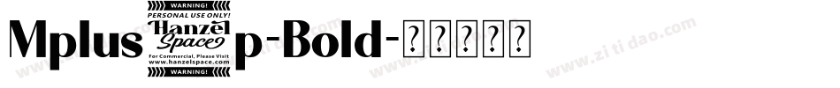 Mplus1p-Bold字体转换