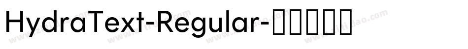 HydraText-Regular字体转换