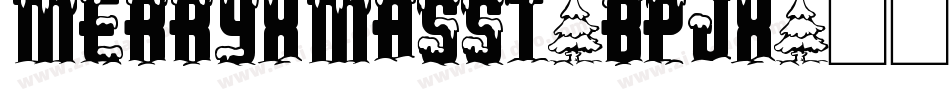 MerryXmasSt-BPJx字体转换
