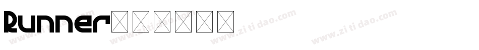 Runner字体转换