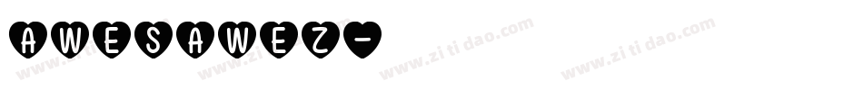 Awesawez字体转换