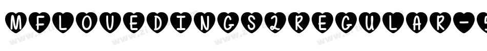 MfLoveDings2Regular-5drj字体转换