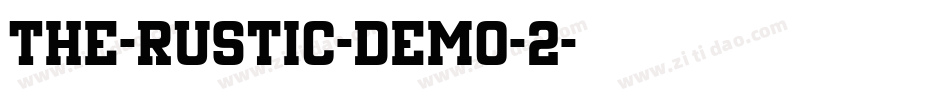 The-Rustic-Demo-2字体转换