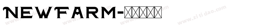 NewFarm字体转换