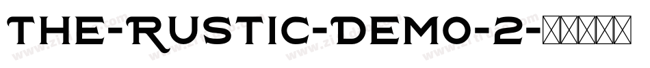 The-Rustic-Demo-2字体转换