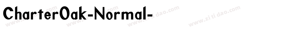 CharterOak-Normal字体转换