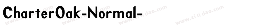 CharterOak-Normal字体转换