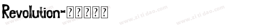 Revolution字体转换