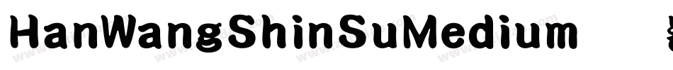 HanWangShinSuMedium转换器字体转换