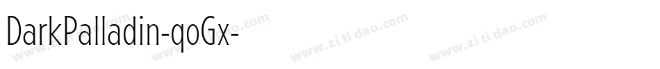 DarkPalladin-qoGx字体转换
