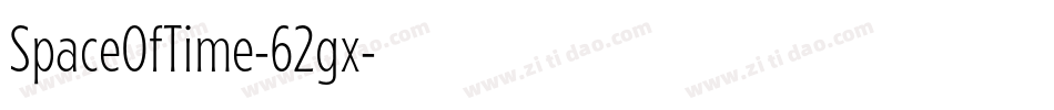 SpaceOfTime-62gx字体转换