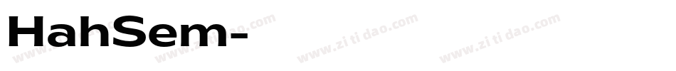 HahSem字体转换