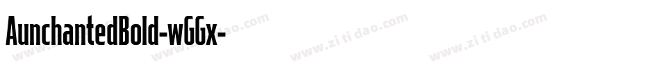 AunchantedBold-wGGx字体转换