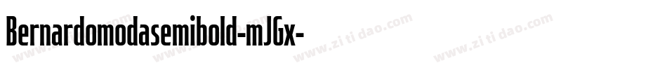 Bernardomodasemibold-mJGx字体转换