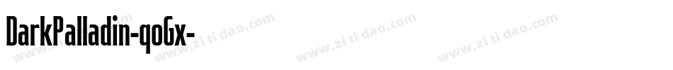 DarkPalladin-qoGx字体转换