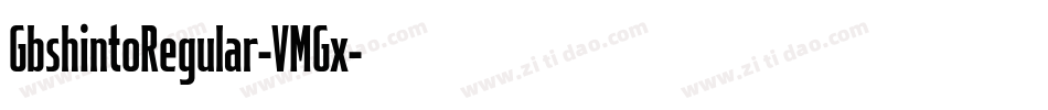 GbshintoRegular-VMGx字体转换
