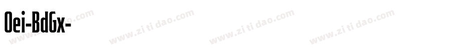 Oei-BdGx字体转换