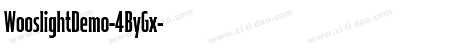 WooslightDemo-4ByGx字体转换