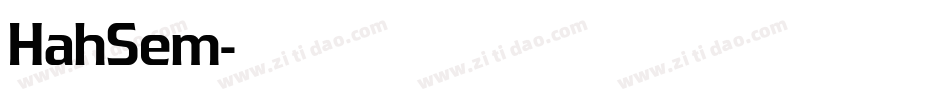HahSem字体转换