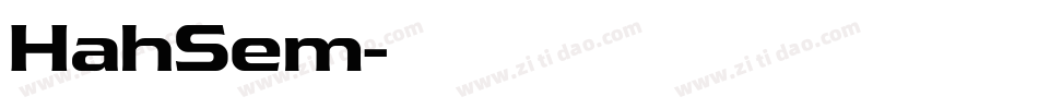 HahSem字体转换