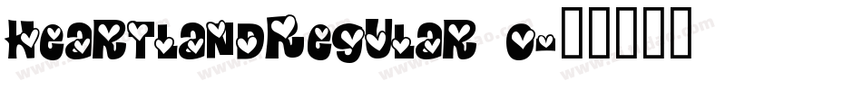 HeartlandRegular_0字体转换