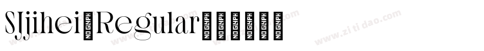 SJjihei-Regular字体转换