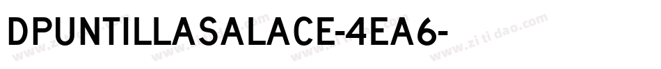 DPuntillasALace-4Ea6字体转换