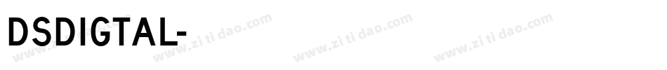 DSdigtal字体转换