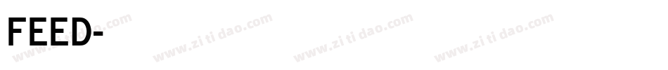 Feed字体转换