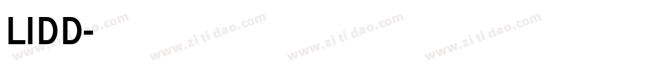 LIDD字体转换