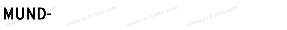 Mund字体转换