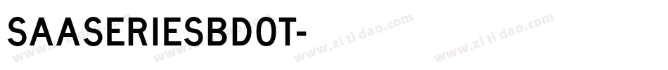 SaaSeriesBDOT字体转换