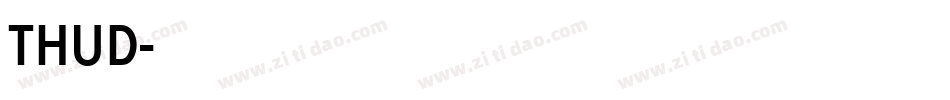 Thud字体转换