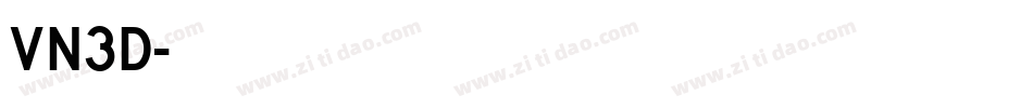 VN3D字体转换