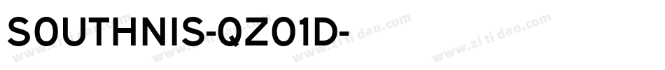 Southnis-qZ01d字体转换