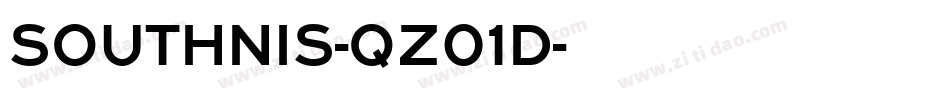 Southnis-qZ01d字体转换