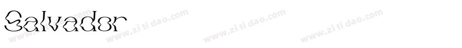 Salvador字体转换