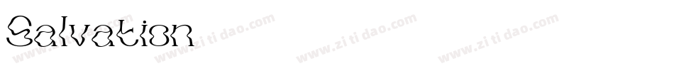 Salvation字体转换