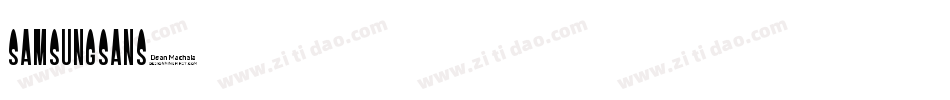 samsungsans字体转换